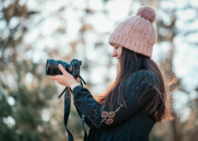 Fotografin beim Fotografieren