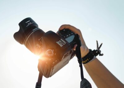 Fotograf mit Kamera